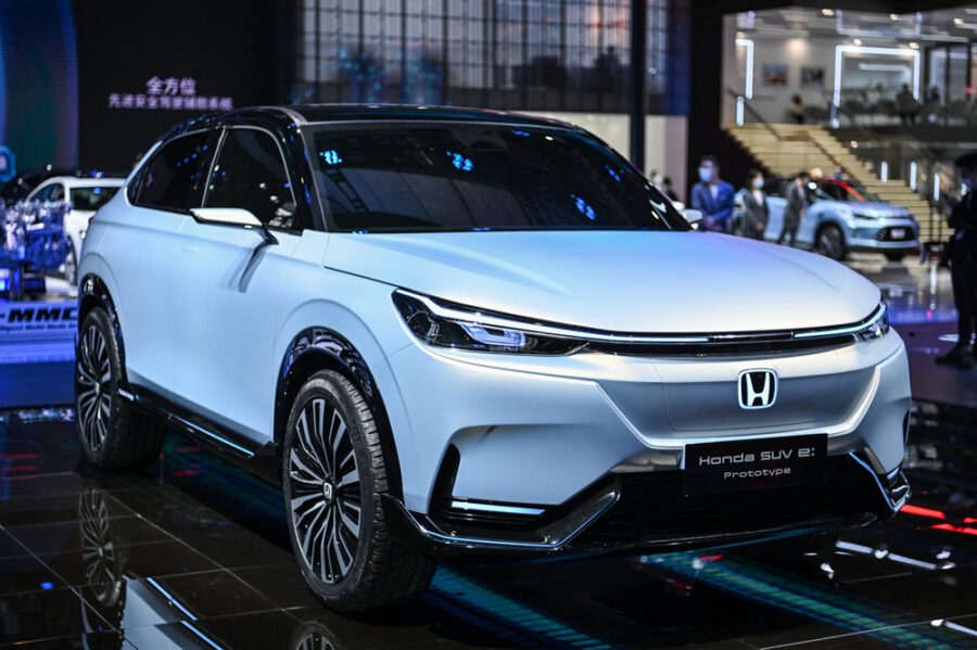 Honda SUV e:prototype หนึ่งในรถต้นแบบพลังงานไฟฟ้า คาดได้เจอตัวจริงปี